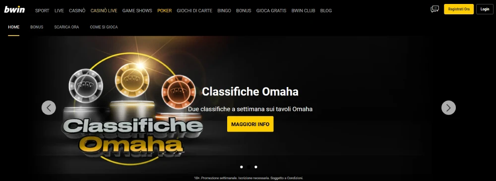 Recensione poker online su Bwin.it